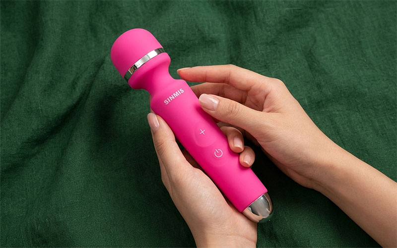 Chày rung nhiệt SINMIS siêu rung đa tính năng massage toàn thân
